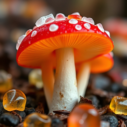 Amanita Magic Mushroom Gummies Close-Up