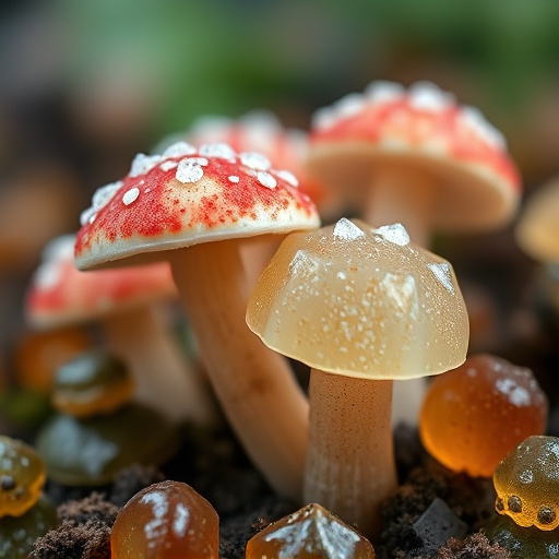 Amanita Magic Mushroom Gummies Close-Up