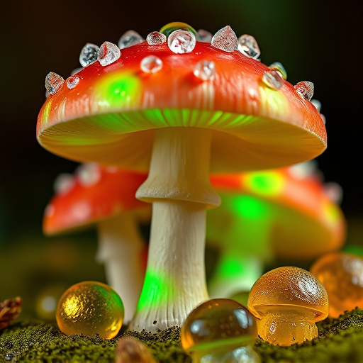 Amanita Magic Mushroom Gummies Close-Up