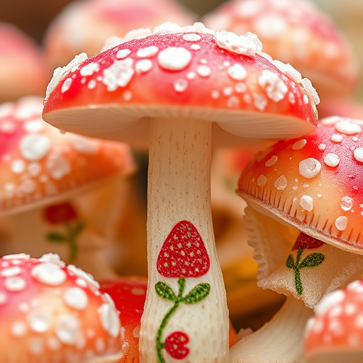 Amanita Magic Mushroom Gummies Close-Up