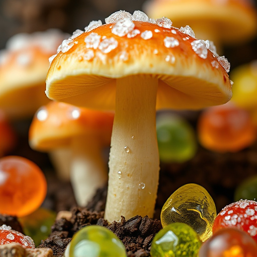 Amanita Magic Mushroom Gummies Close-Up
