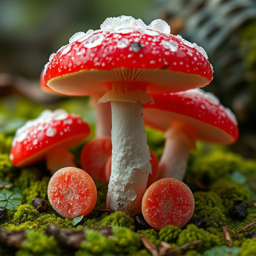 Amanita Magic Mushroom Gummies Close-Up