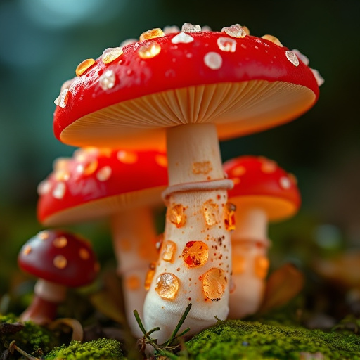 Amanita Magic Mushroom Gummies Close-Up