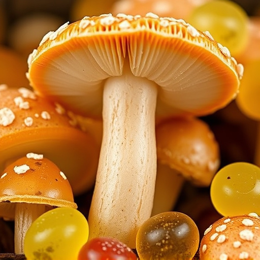 Amanita Magic Mushroom Gummies Close-Up