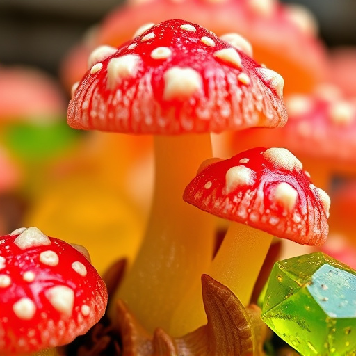 Amanita Magic Mushroom Gummies Close-Up