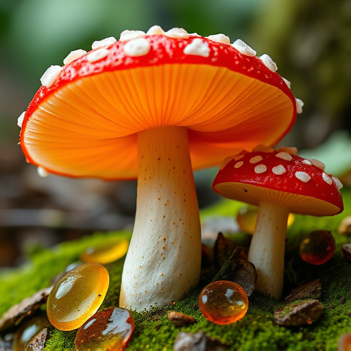 Amanita Magic Mushroom Gummies Close-Up