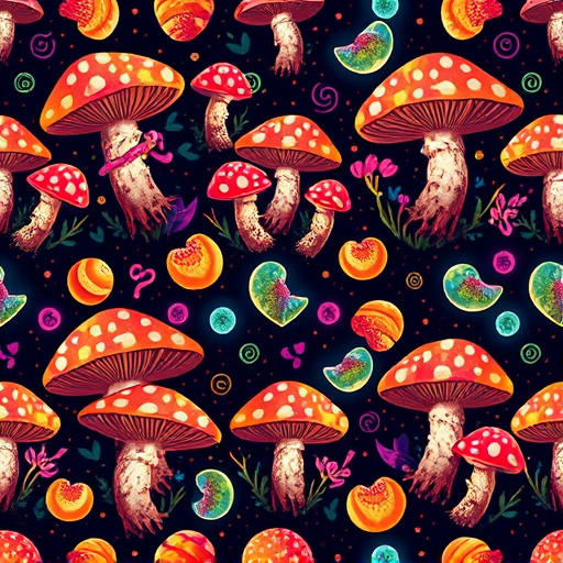 Artistic Magic Mushroom Gummies Patterns