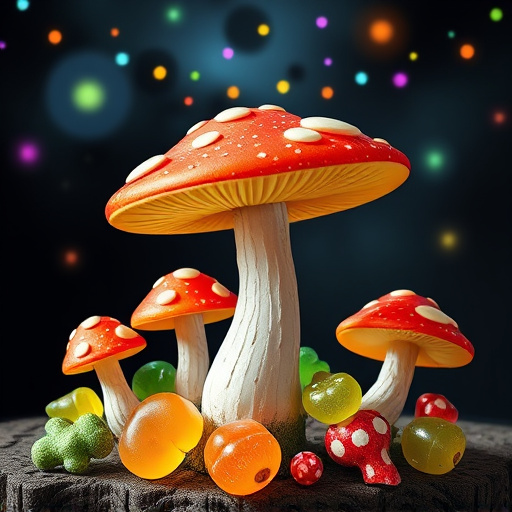 Artistic Magic Mushroom Gummies Patterns