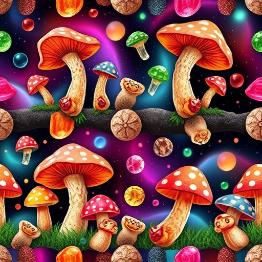 Artistic Magic Mushroom Gummies Patterns