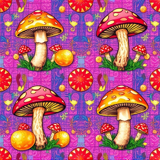 Artistic Magic Mushroom Gummies Patterns