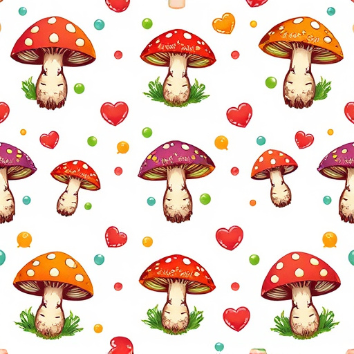 Artistic Magic Mushroom Gummies Patterns