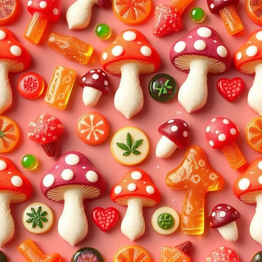 Artistic Magic Mushroom Gummies Patterns