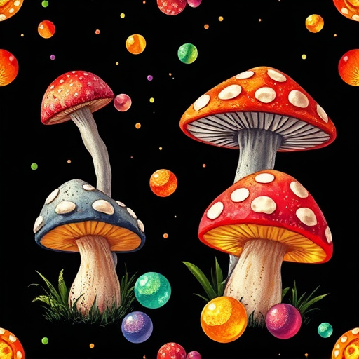 Artistic Magic Mushroom Gummies Patterns