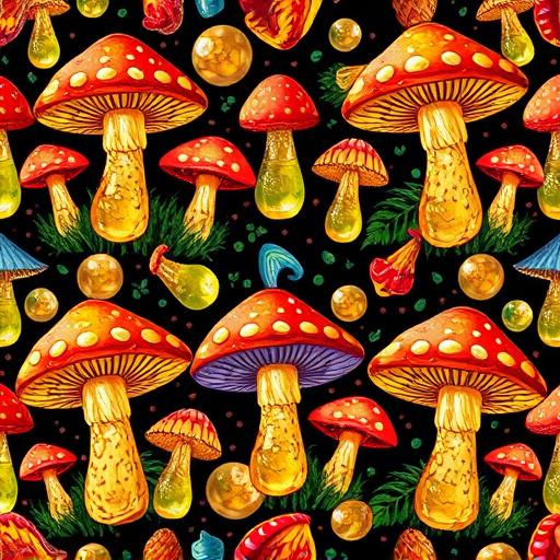 Artistic Magic Mushroom Gummies Patterns