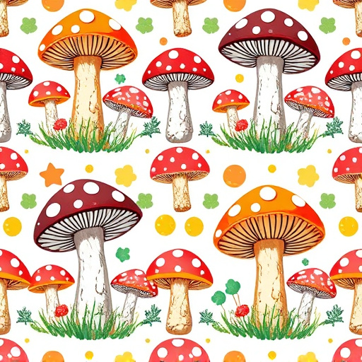 Artistic Magic Mushroom Gummies Patterns