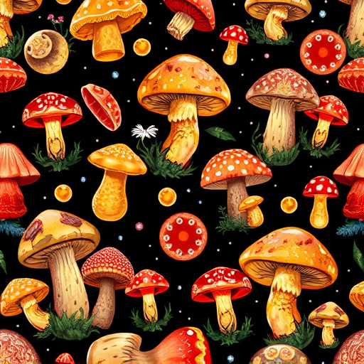 Artistic Magic Mushroom Gummies Patterns