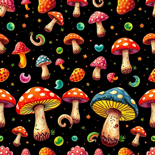 Artistic Magic Mushroom Gummies Patterns