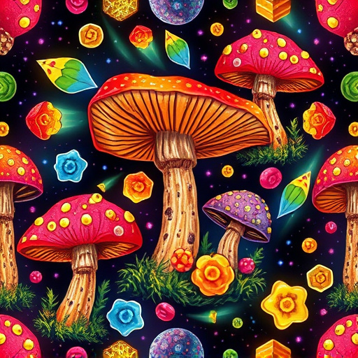 Artistic Magic Mushroom Gummies Patterns