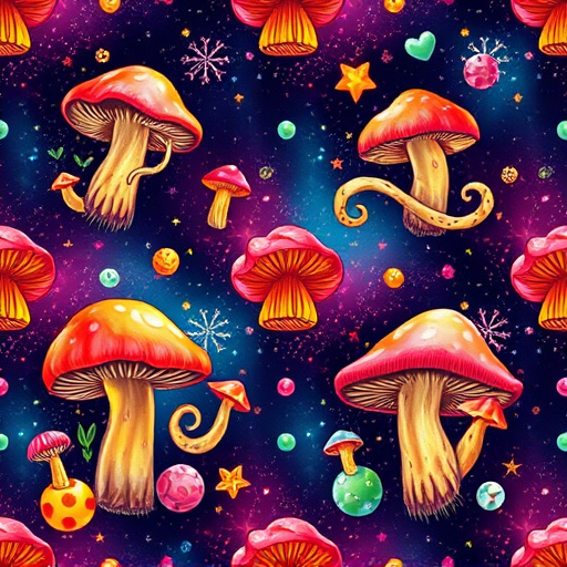 Artistic Magic Mushroom Gummies Patterns