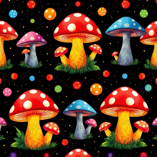 Artistic Magic Mushroom Gummies Patterns