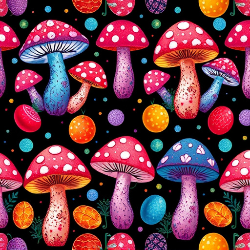 Artistic Magic Mushroom Gummies Patterns