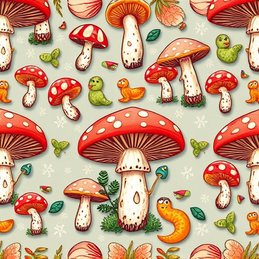 Artistic Magic Mushroom Gummies Patterns