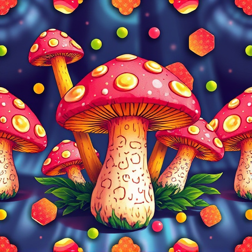 Artistic Magic Mushroom Gummies Patterns