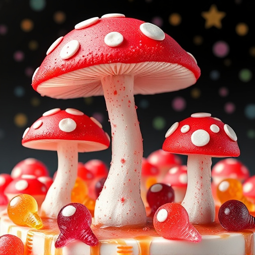 Artistic Magic Mushroom Gummies Patterns