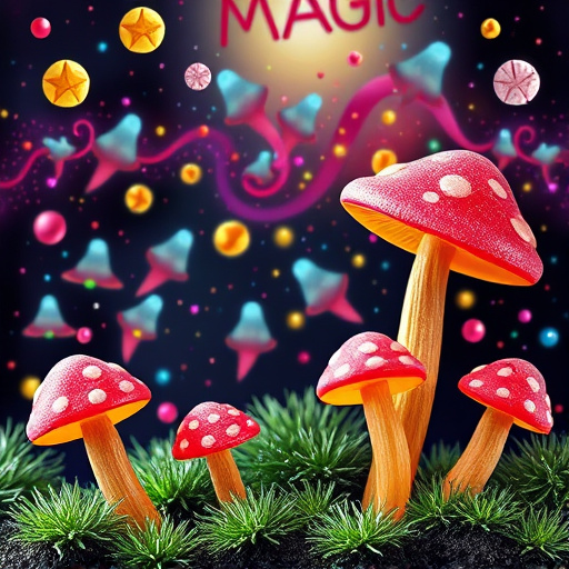 Artistic Magic Mushroom Gummies Patterns