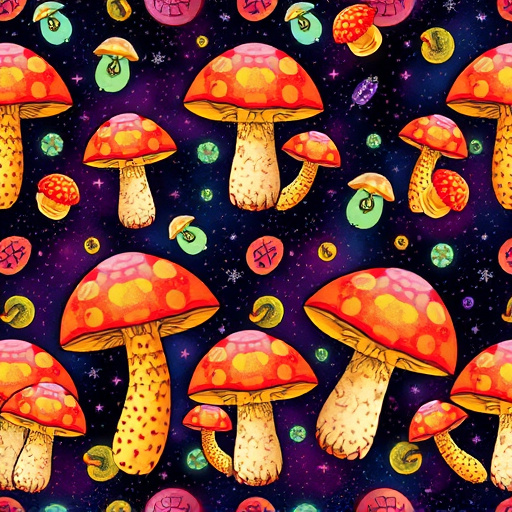 Artistic Magic Mushroom Gummies Patterns