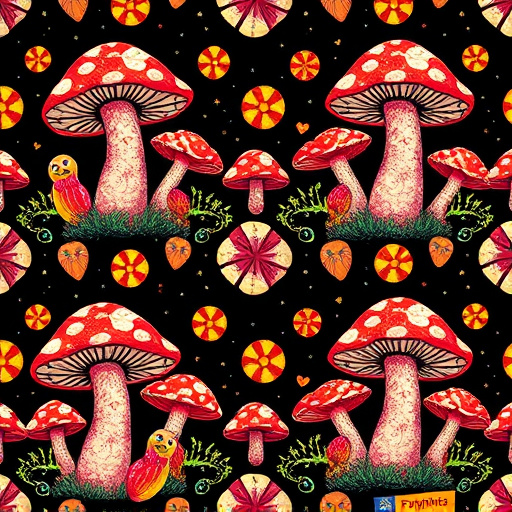 Artistic Magic Mushroom Gummies Patterns