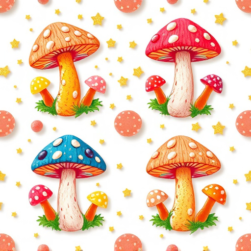 Artistic Magic Mushroom Gummies Patterns