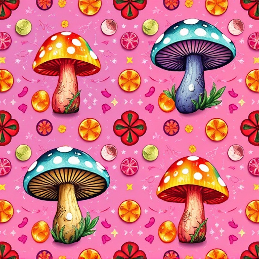 Artistic Magic Mushroom Gummies Patterns