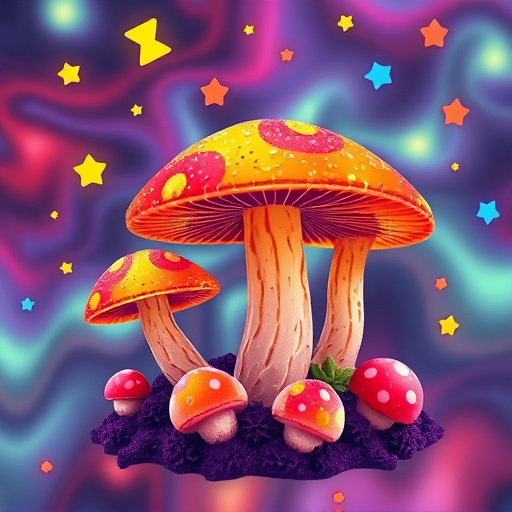 Artistic Magic Mushroom Gummies Patterns