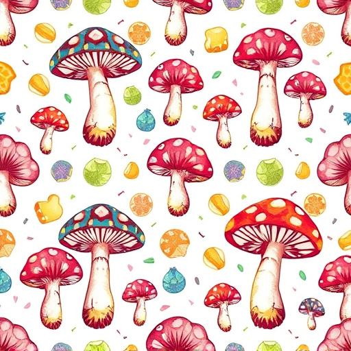 Artistic Magic Mushroom Gummies Patterns