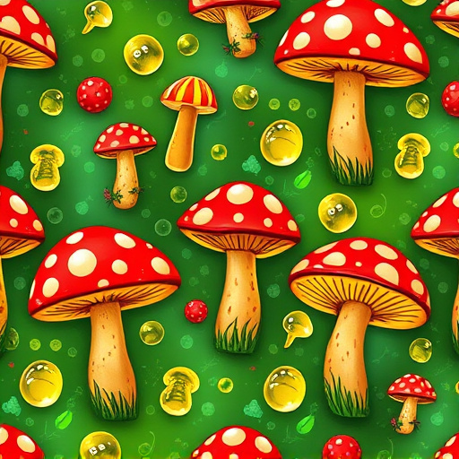 Artistic Magic Mushroom Gummies Patterns