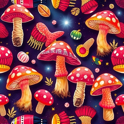 Artistic Magic Mushroom Gummies Patterns