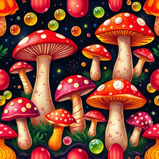 Artistic Magic Mushroom Gummies Patterns