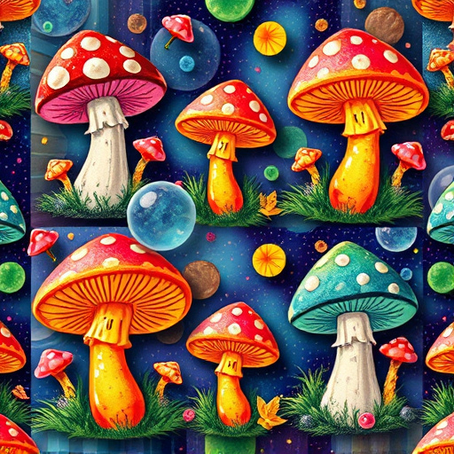 Artistic Magic Mushroom Gummies Patterns