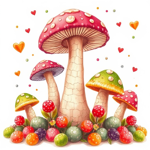 Artistic Magic Mushroom Gummies Patterns