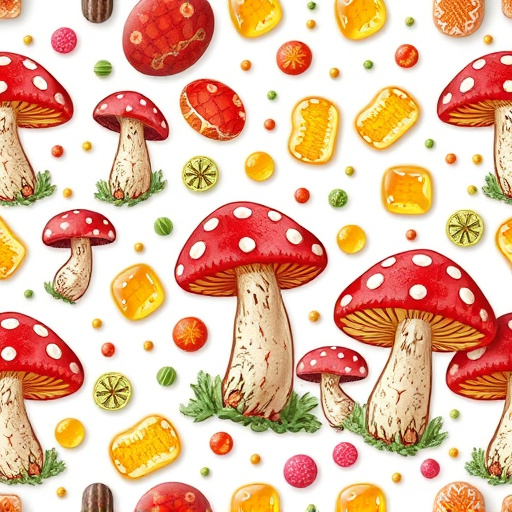 Artistic Magic Mushroom Gummies Patterns