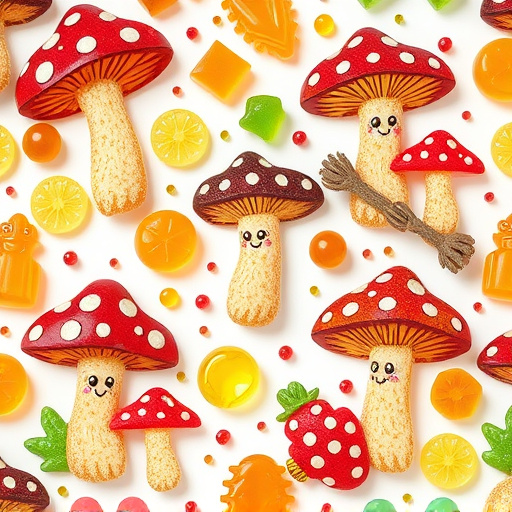 Artistic Magic Mushroom Gummies Patterns