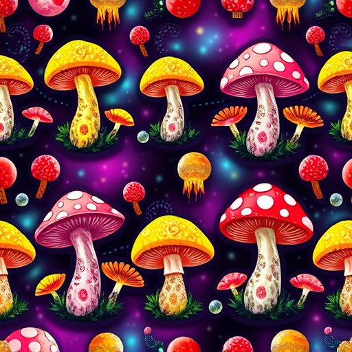 Artistic Magic Mushroom Gummies Patterns