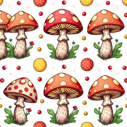 Artistic Magic Mushroom Gummies Patterns