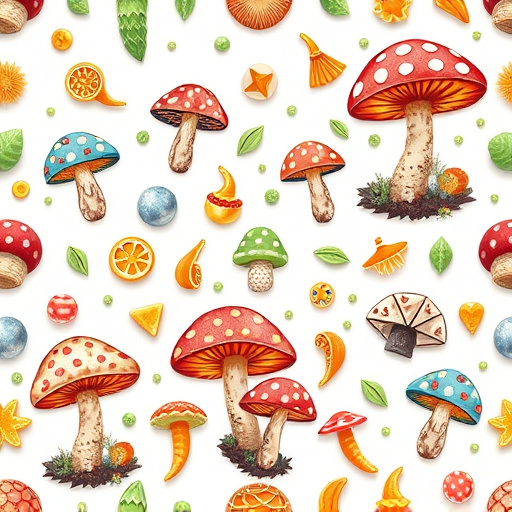 Artistic Magic Mushroom Gummies Patterns