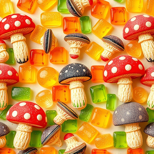 Artistic Magic Mushroom Gummies Patterns