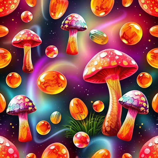 Artistic Magic Mushroom Gummies Patterns