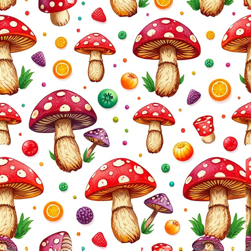 Artistic Magic Mushroom Gummies Patterns