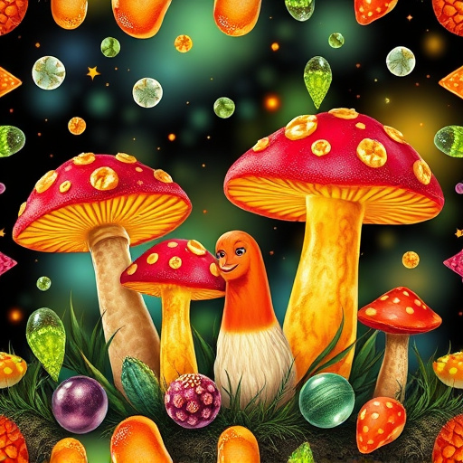 Artistic Magic Mushroom Gummies Patterns