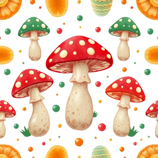 Artistic Magic Mushroom Gummies Patterns